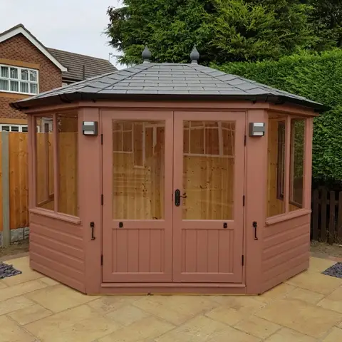 Happy customers - Hampshire extended summerhouse