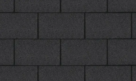 Felt shingle roof finish