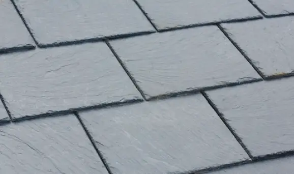 Slate tiled roof finish